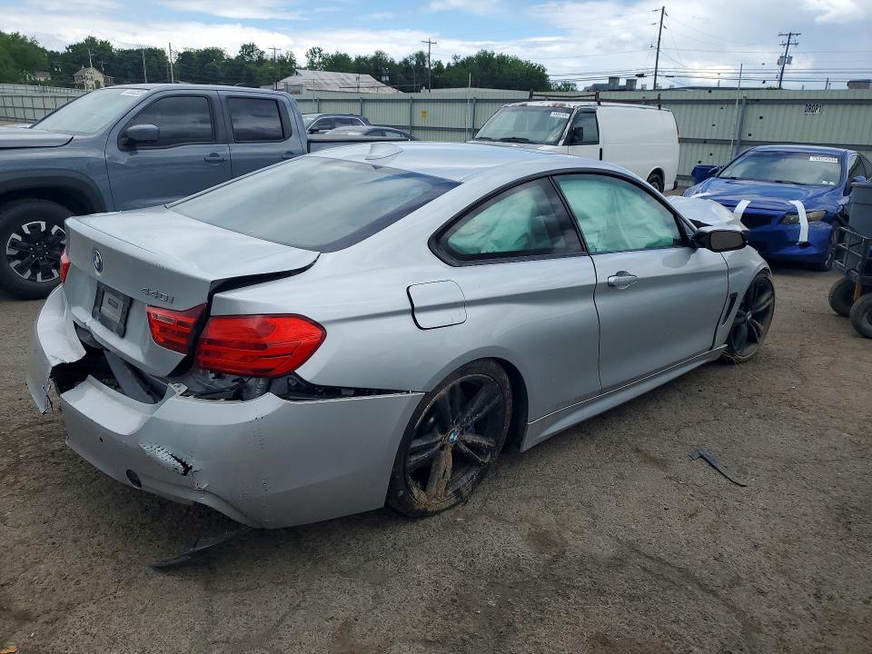 2017 BMW 4er VIN WBA4P1C59HK522147 COPART salvage auction — FRONT END, Pa - Certificate Of Salvage, sold $2,800 on 2026-08-14 (photo 3)