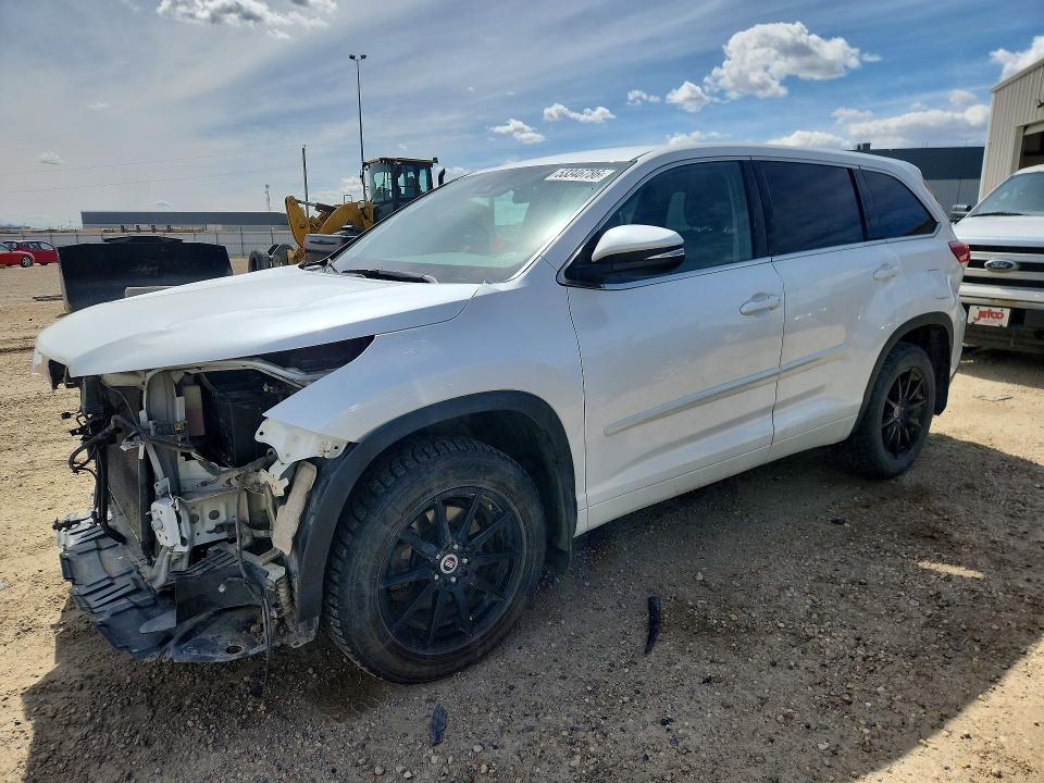 2017 Toyota VIN 5TDBZRFHXHS419188 COPART salvage auction — FRONT END, AB - BOS - SALVAGE, sold $7,200 on 2026-07-02 (photo 1)