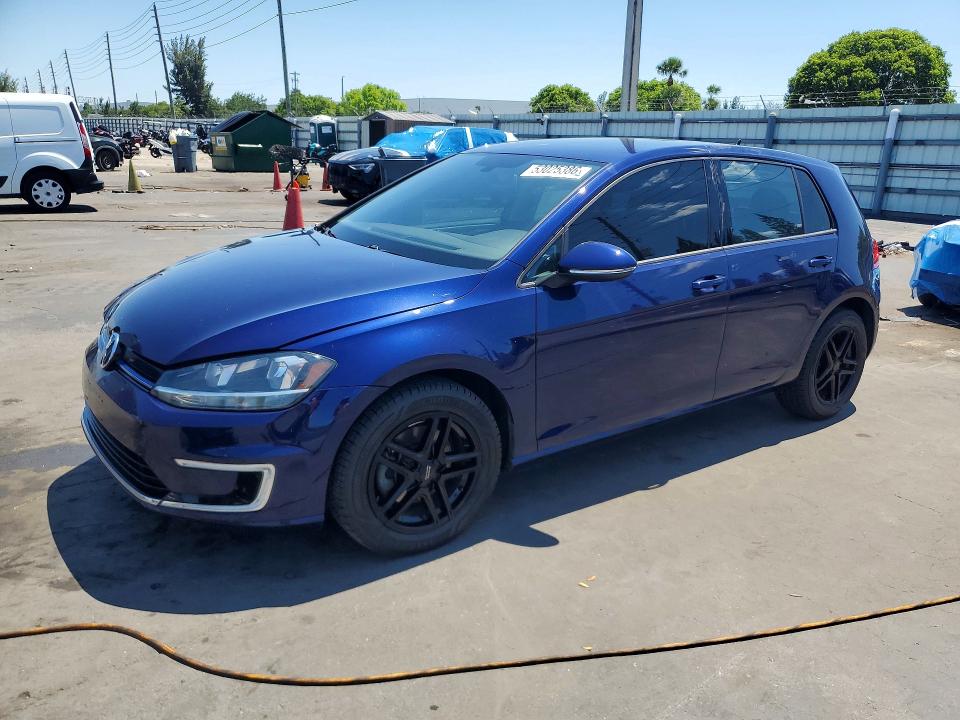2017 Volkswagen Golf VIN WVWKR7AU8HW950866 COPART salvage auction — FRONT END, Fl - Cert Of Title Slvg Rebuildable, sold $2,900 on 2026-07-06 (photo 1)