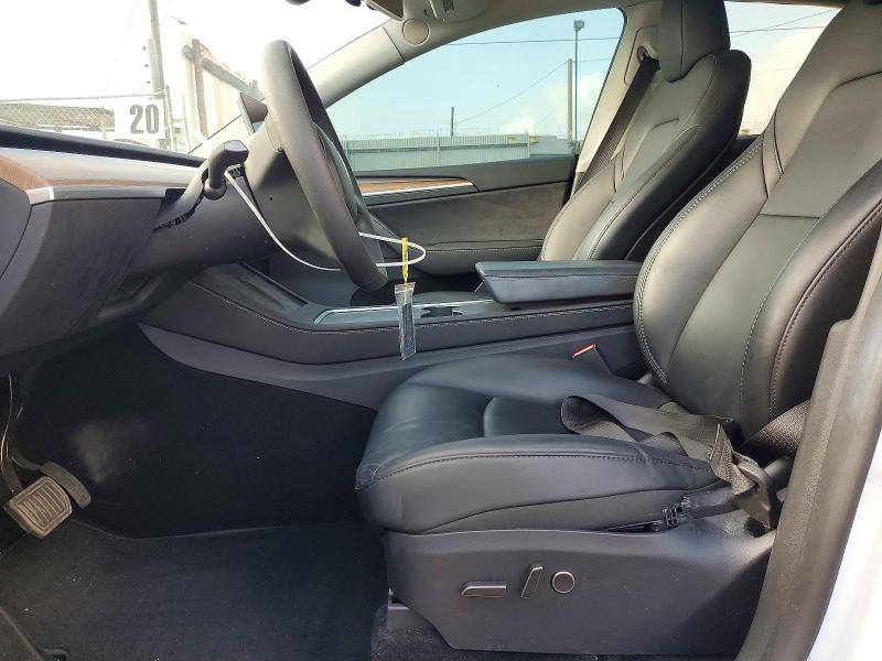 2024 Tesla Model y VIN 7SAYGDED1RF193049 COPART salvage auction — FRONT END, Ca - Salvage Certificate, sold $15,400 on 2026-07-27 (photo 7)