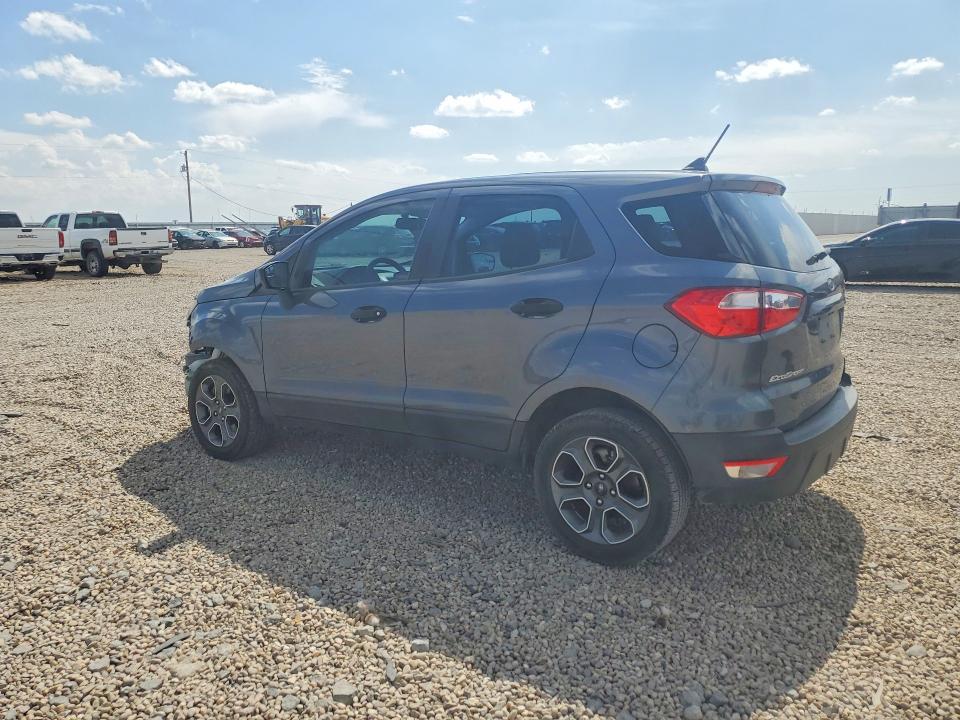 2020 Ford Ecosport VIN MAJ3S2FEXLC337418 COPART salvage auction — FRONT END, Tx - Salvage Vehicle Title, sold $1,250 on 2026-07-14 (photo 2)