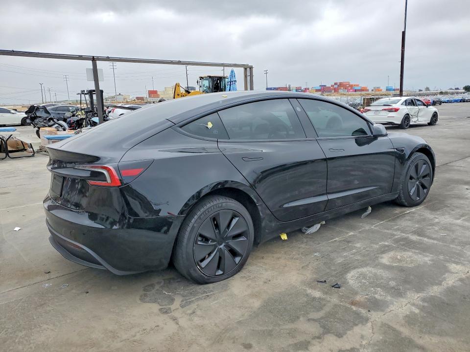 2024 Tesla Model 3 VIN 5YJ3E1EA5RF829909 COPART salvage auction — FRONT END, Ca - Salvage Certificate, sold $15,100 on 2026-07-29 (photo 3)