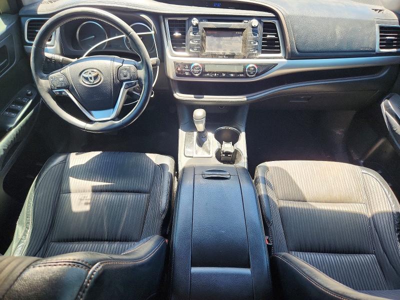 2014 Toyota Highlander VIN 5TDZKRFH4ES015219 COPART salvage auction — FRONT END, Id - Salvage Certificate Of Title, sold $3,750 on 2026-07-22 (photo 8)