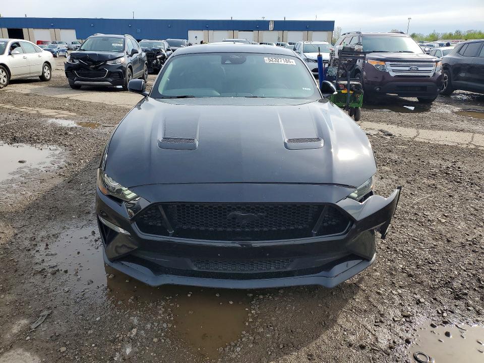 2022 Ford Mustang VIN 1FA6P8CF7N5145279 COPART salvage auction — FRONT END, Mi - Certificate Of Title, sold $18,400 on 2026-07-10 (photo 5)