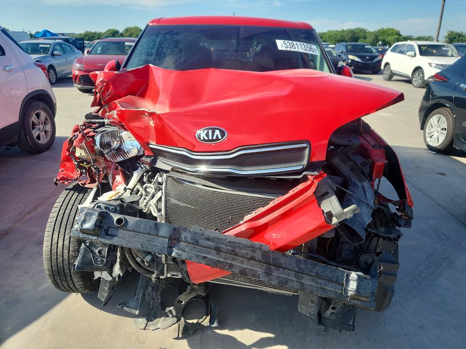 2019 Kia Soul VIN KNDJN2A2XK7016010 COPART salvage auction — FRONT END, Tx - Salvage Vehicle Title, sold $225 on 2026-07-23 (photo 5)