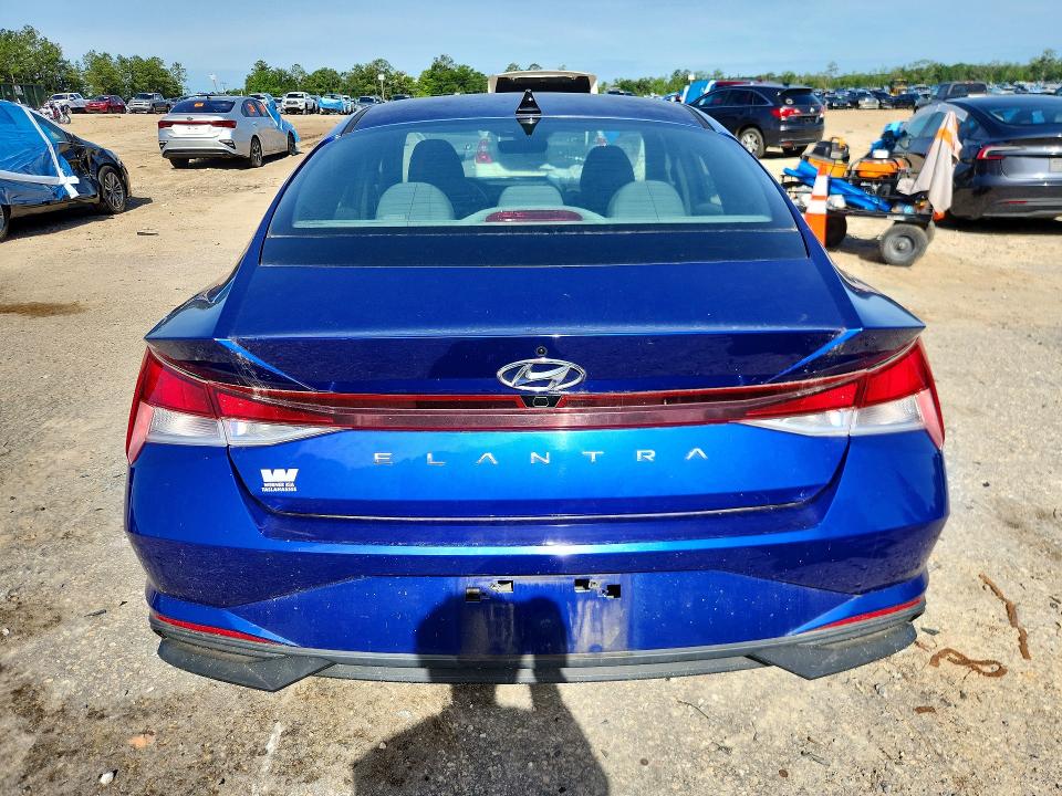2023 Hyundai Elantra VIN KMHLS4AG1PU401923 COPART salvage auction — FRONT END, Fl - Certificate Of Title, sold $5,500 on 2026-07-06 (photo 6)