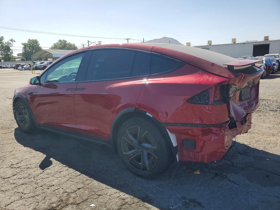 2026 Tesla Model x VIN 7SAXCBE59TF473345 COPART salvage auction — REAR END, Ca - Salvage Certificate, sold $38,500 on 2026-07-02 (photo 2)