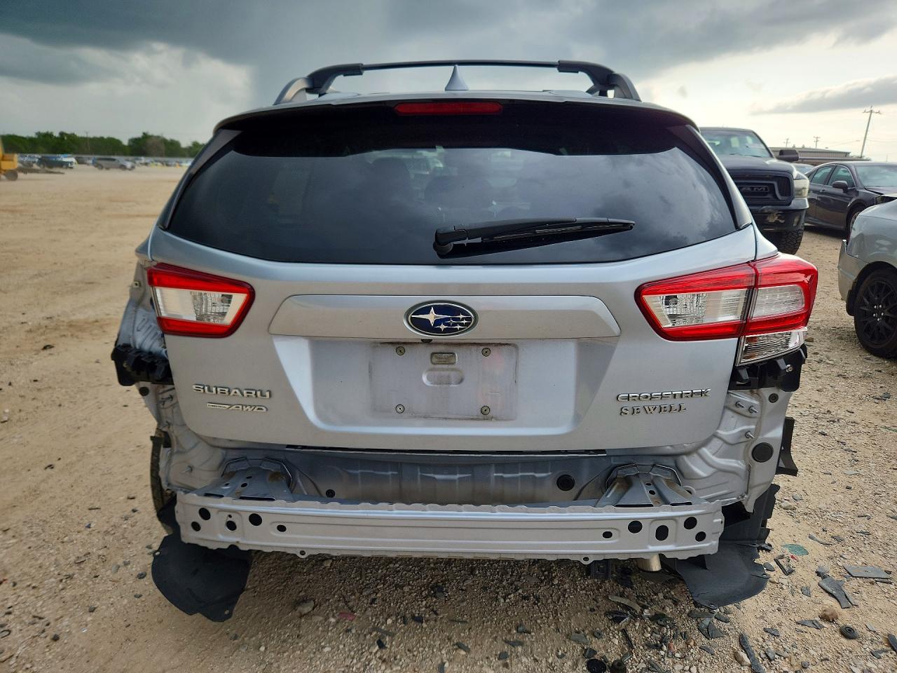 2018 Subaru Crosstrek VIN JF2GTABC8JH270052 COPART salvage auction — Rear End, TX - SALVAGE VEHICLE TITLE, sold $3,700 on 2026-06-25 (photo 6)