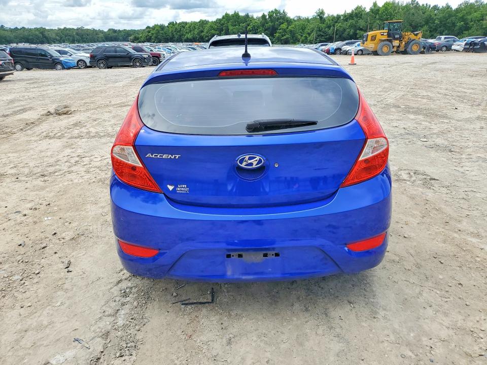 2013 Hyundai Accent VIN KMHCT5AE5DU084726 COPART salvage auction — MINOR DENT/SCRATCHES, Fl - Cert Of Title Slvg Rebuildable, sold $725 on 2026-07-17 (photo 6)