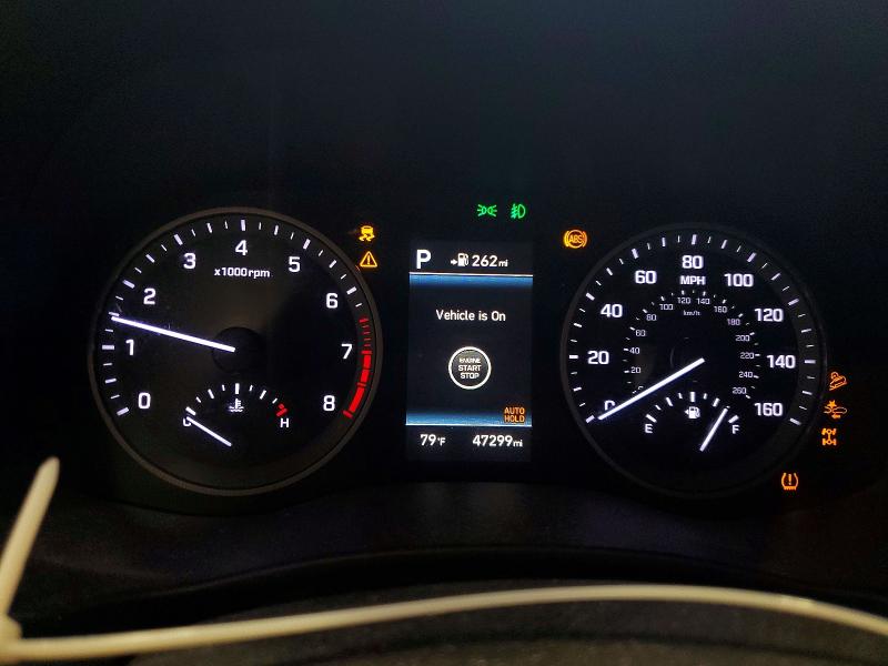 2020 Hyundai Tucson VIN KM8J3CAL4LU245270 COPART salvage auction — FRONT END, Va - Cert Of Title - Salvage, sold $4,150 on 2026-07-02 (photo 9)