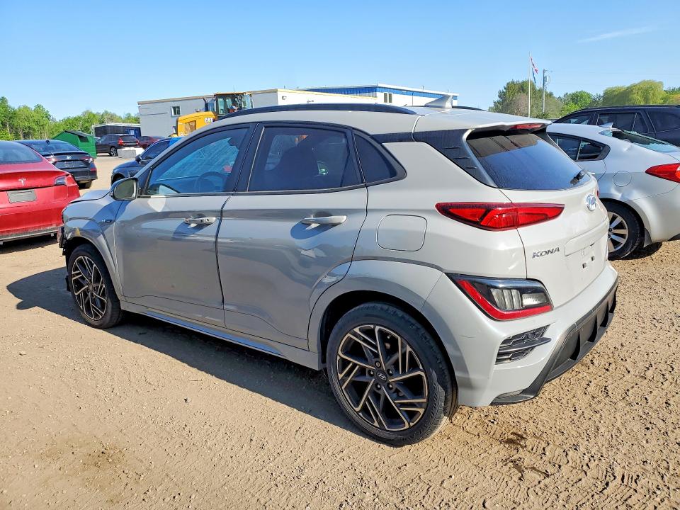 2023 Hyundai Kona VIN KM8K5CA30PU943623 COPART salvage auction — FRONT END, On - Permit Salvage, sold $1,800 on 2026-07-30 (photo 2)
