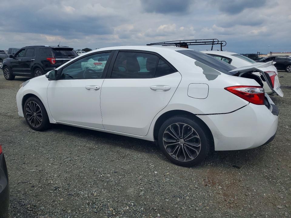 2016 Toyota Corolla VIN 5YFBURHE4GP488855 COPART salvage auction — REAR END, CA - SALVAGE CERTIFICATE, sold $3,500 on 2026-07-14 (photo 2)