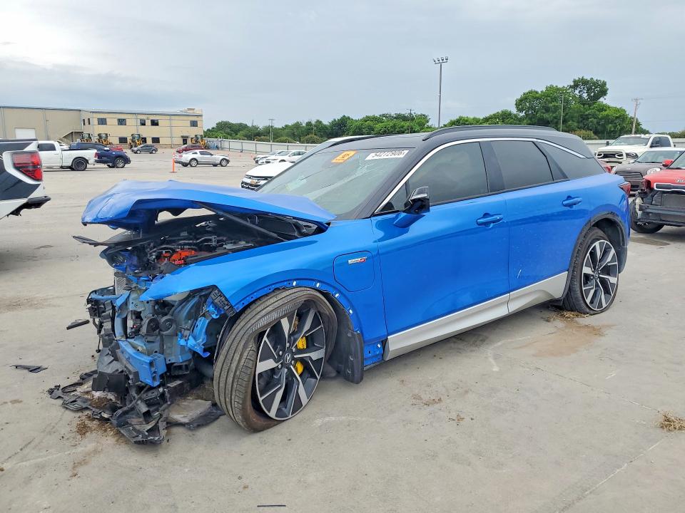 2024 Acura Zdx VIN 4W5XHPRL9RZ500537 COPART salvage auction — FRONT END, Tx - Salvage Vehicle Title, sold $3,750 on 2026-07-02 (photo 1)