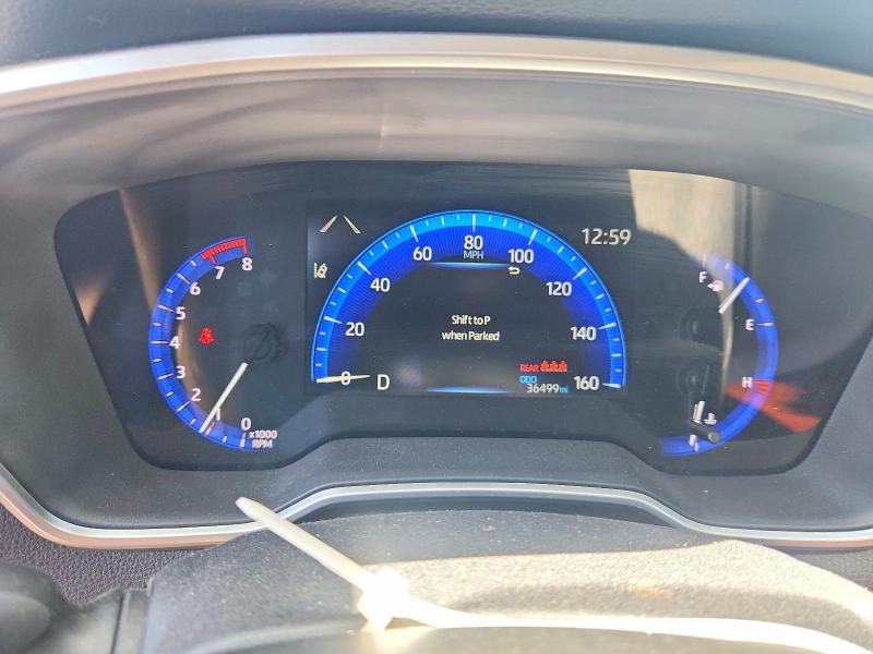 2022 Toyota VIN 7MUDAABG1NV007354 COPART salvage auction — HAIL, Ks - Cert Of Title-Salvage, sold $500 on 2026-07-29 (photo 9)