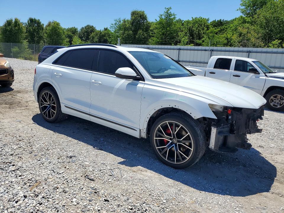 2023 Audi Q8 VIN WA1EVBF10PD016733 COPART salvage auction — FRONT END, Id - Salvage Certificate Of Title, sold $28,750 on 2026-07-27 (photo 4)