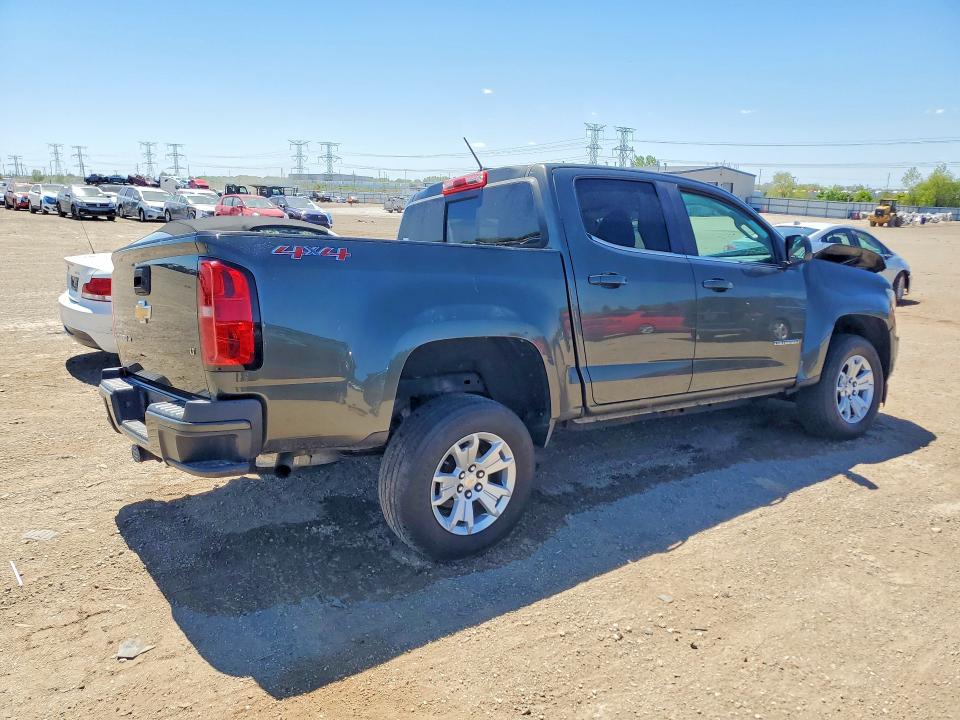 2018 Chevrolet Colorado VIN 1GCGTCEN6J1106380 COPART salvage auction — FRONT END, Il - Salvage Certificate, sold $2,950 on 2026-07-09 (photo 3)