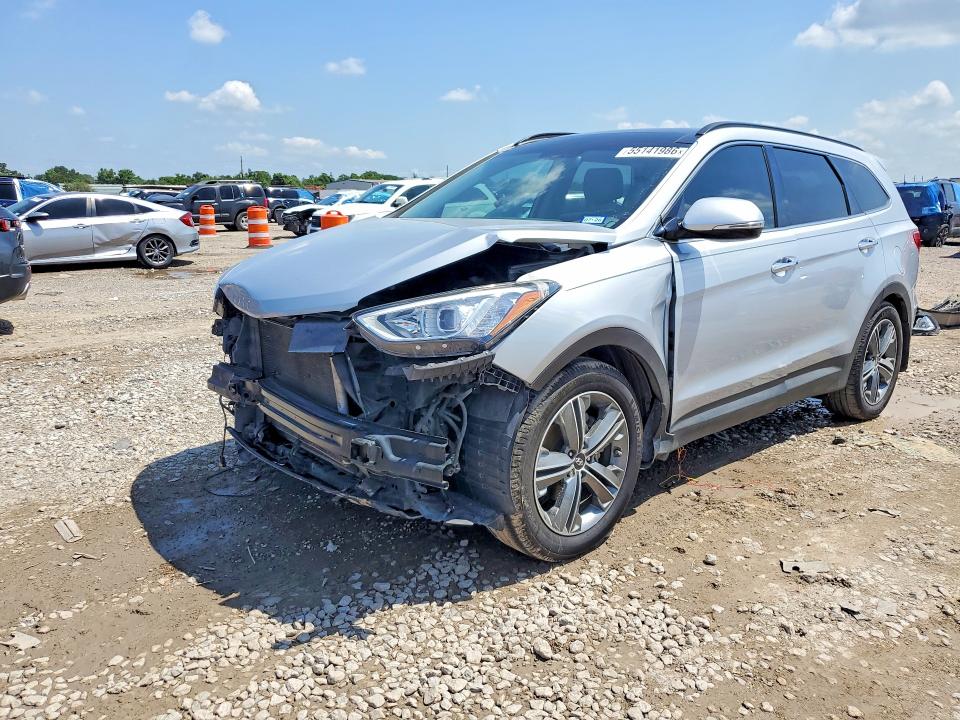 2015 Hyundai VIN KM8SRDHF3FU127000 COPART salvage auction — FRONT END, Tx - Salvage Vehicle Title, sold $2,400 on 2026-07-06 (photo 1)