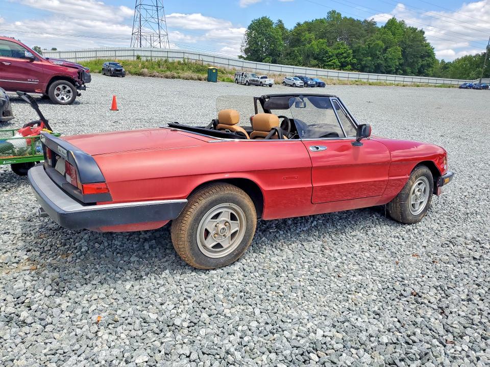 1986 Alfa romeo Giulia VIN ZARBA5415G1038128 COPART salvage auction — MECHANICAL, Nc - Dealer Only Clean Title, sold $2,050 on 2026-08-19 (photo 3)