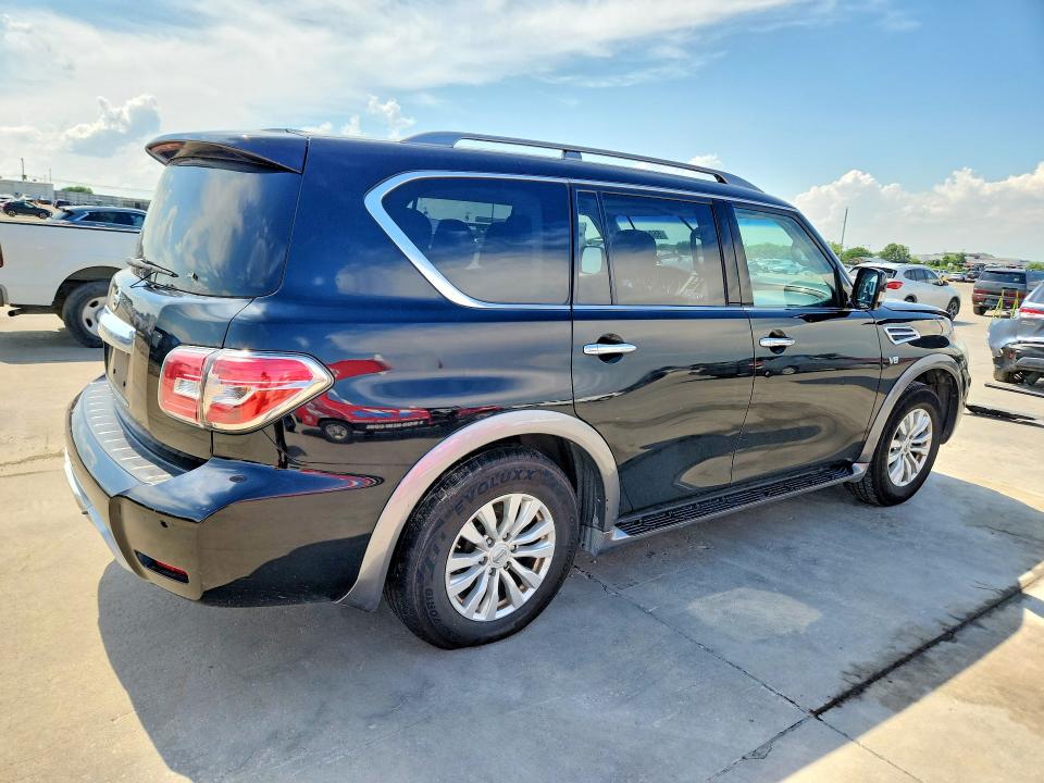 2017 Nissan Armada VIN JN8AY2ND4H9007906 COPART salvage auction — FRONT END, TX - CERTIFICATE OF TITLE, sold $2,200 on 2026-07-16 (photo 3)