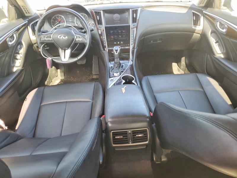 2018 Infiniti Q50 VIN JN1EV7AP2JM364350 COPART salvage auction — FRONT END, Tx - Salvage Vehicle Title, sold $2,850 on 2026-07-31 (photo 8)