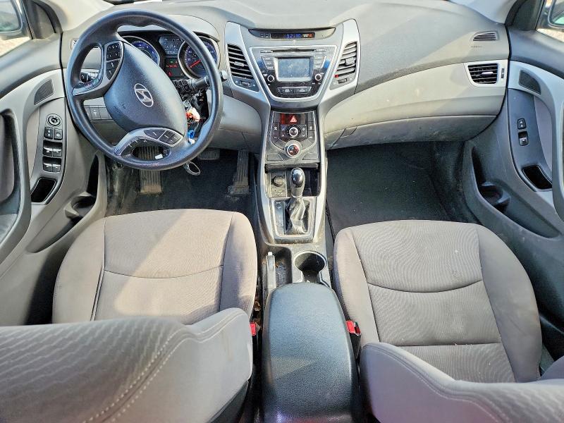 2015 Hyundai Elantra VIN KMHDH4AEXFU235238 COPART salvage auction — VANDALISM, Ny - Mv907A-Parts Only, sold $450 on 2026-07-13 (photo 8)