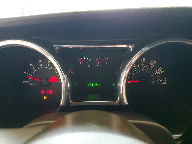 2009 Ford Mustang VIN 1ZVHT80N195144836 COPART salvage auction — REAR END, Nc - Salvage Certificate Of Title, sold $400 on 2026-07-06 (photo 9)