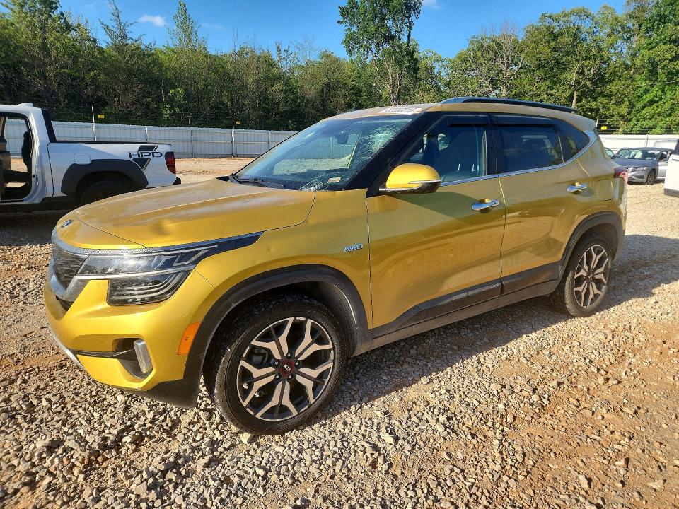 2021 Kia VIN KNDETCA29M7189159 COPART salvage auction — HAIL, Mo - Salvage Certificate Of Title, sold $4,100 on 2026-07-29 (photo 1)