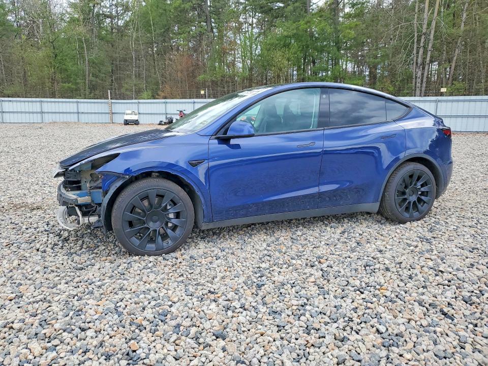 2022 Tesla Model y VIN 7SAYGDEE4NF463183 COPART salvage auction — FRONT END, Me - Cert Of Title-Salvage Collisio, sold $150 on 2026-07-23 (photo 1)