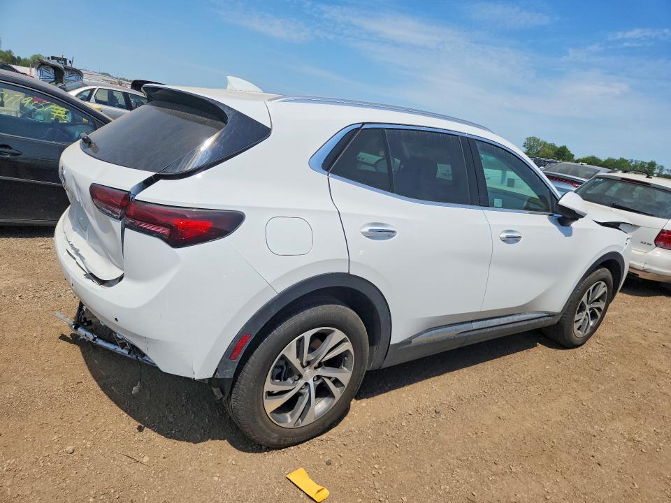 2021 Buick Envision VIN LRBFZNR48MD077361 COPART salvage auction — FRONT END, Il - Salvage Certificate, sold $4,100 on 2026-07-16 (photo 3)