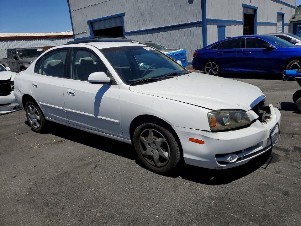 2004 Hyundai Elantra VIN KMHDN46D24U907380 COPART salvage auction — FRONT END, Nv - Salvage Title, sold $375 on 2026-07-06 (photo 4)