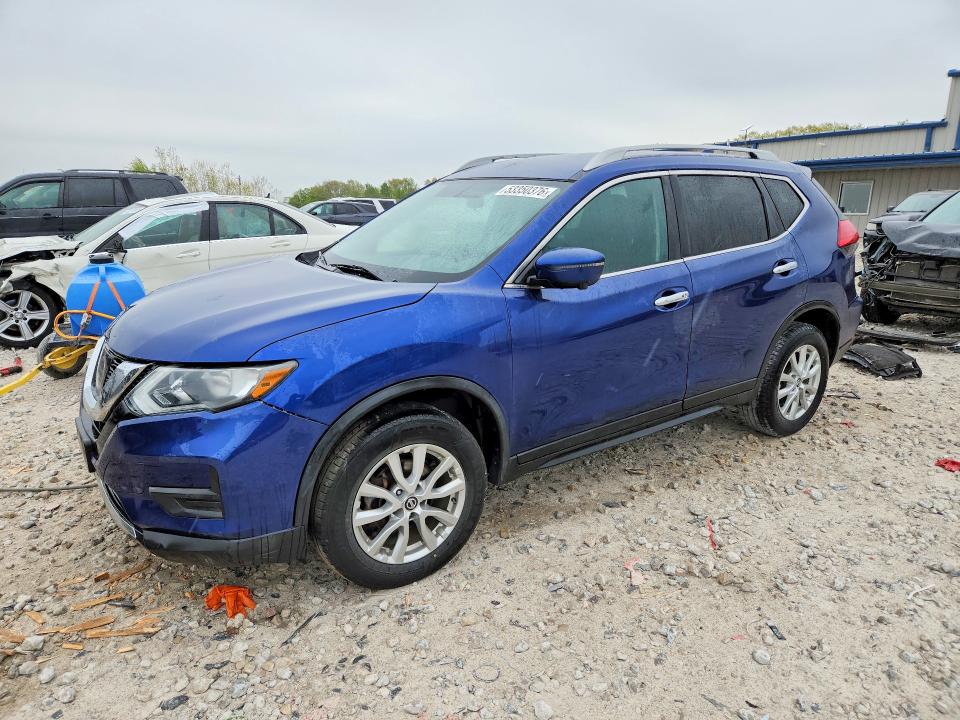 2017 Nissan Rogue VIN 5N1AT2MV7HC865180 COPART salvage auction — FRONT END, Mi - Certificate Of Title, sold $1,600 on 2026-07-02 (photo 1)