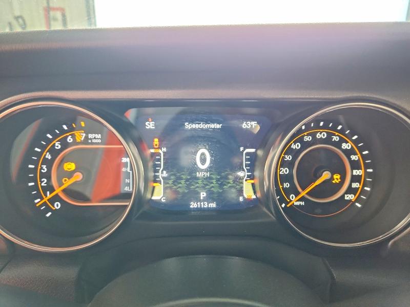 2023 Jeep Gladiator VIN 1C6JJTEG4PL529931 COPART salvage auction — MINOR DENT/SCRATCHES, Il - Certificate Of Title, sold $30,500 on 2026-07-02 (photo 9)