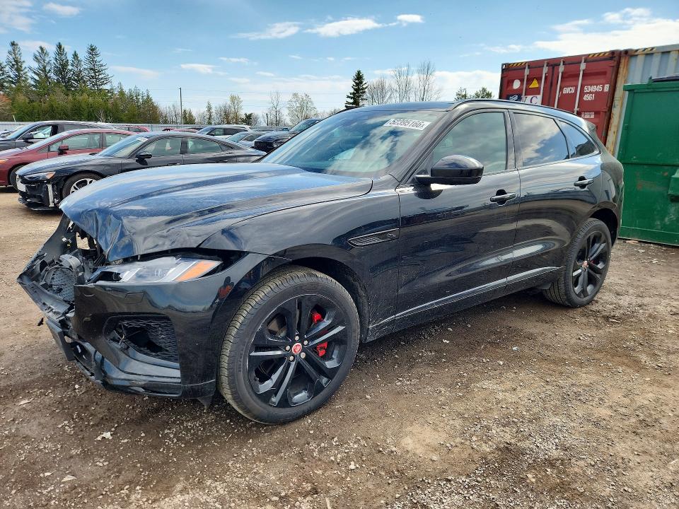2023 Jaguar F-pace VIN SADCT2FU7PA714792 COPART salvage auction — FRONT END, On - Permit No Brand - Unfit, sold $13,200 on 2026-07-30 (photo 1)