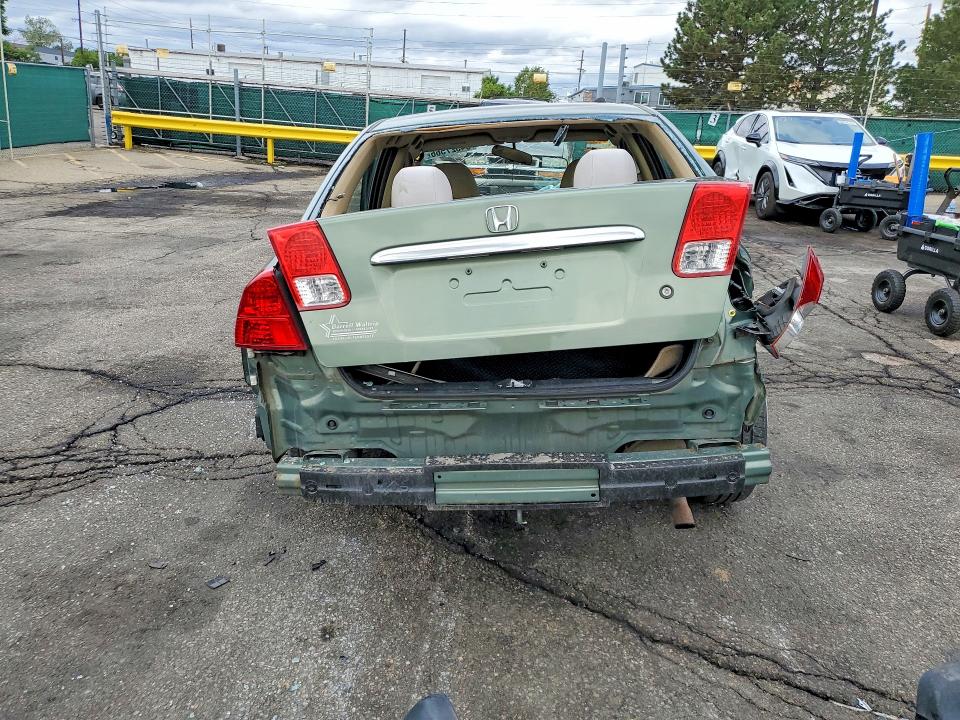 2003 Honda Civic VIN 2HGES16563H527714 COPART salvage auction — FRONT END, CO - PUBLIC - SALVAGE TITLE, sold $700 on 2026-07-09 (photo 6)