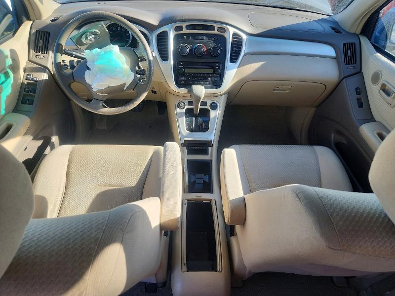 2004 Toyota Highlander VIN JTEDP21A040035445 COPART salvage auction — FRONT END, Ut - Salvage Certificate, sold $1,250 on 2026-07-31 (photo 8)