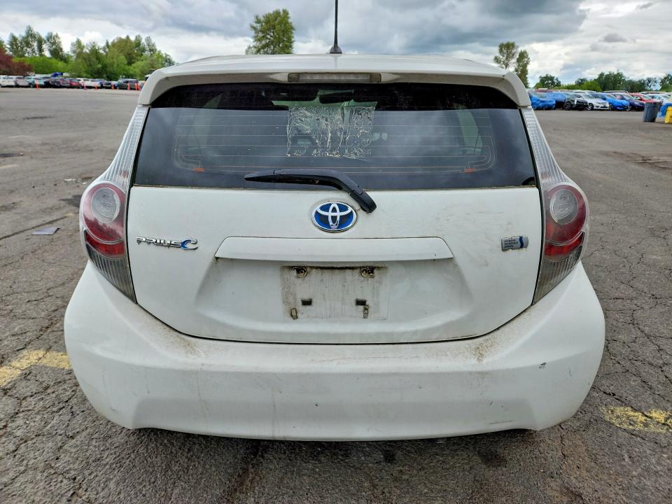 2013 Toyota Prius VIN JTDKDTB32D1050727 COPART salvage auction — FRONT END, Or - Certificate Of Title, sold $150 on 2026-07-20 (photo 6)
