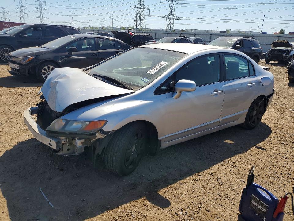 2007 Honda Civic VIN 1HGFA16537L027185 COPART salvage auction — FRONT END, Il - Salvage Certificate, sold $325 on 2026-07-09 (photo 1)