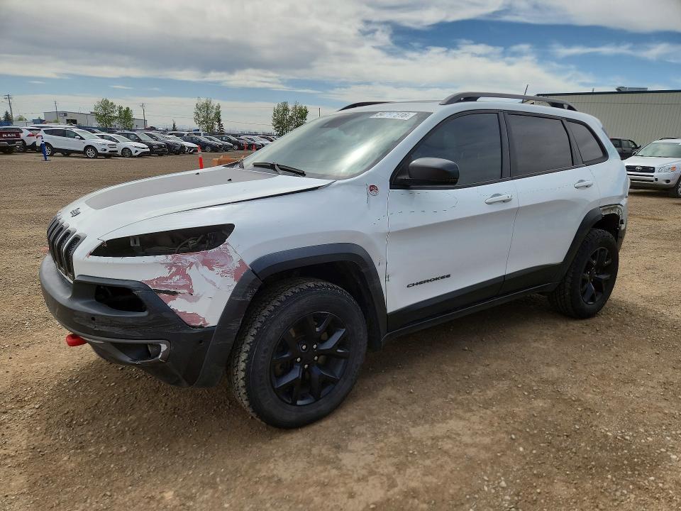 2017 Jeep Cherokee VIN 1C4PJMBS9HW638385 COPART salvage auction — FRONT END, Ab - Bos - Salvage, sold $1,450 on 2026-07-28 (photo 1)