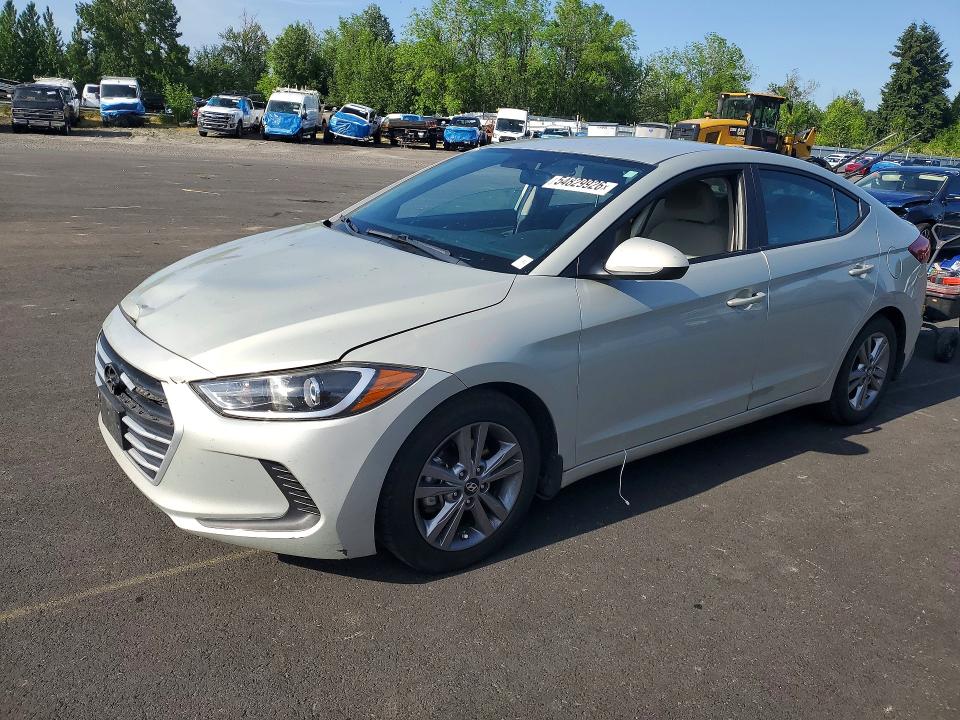 2018 Hyundai Elantra VIN KMHD84LF5JU474405 COPART salvage auction — VANDALISM, Wa - Bill Of Sale, sold $2,750 on 2026-07-08 (photo 1)