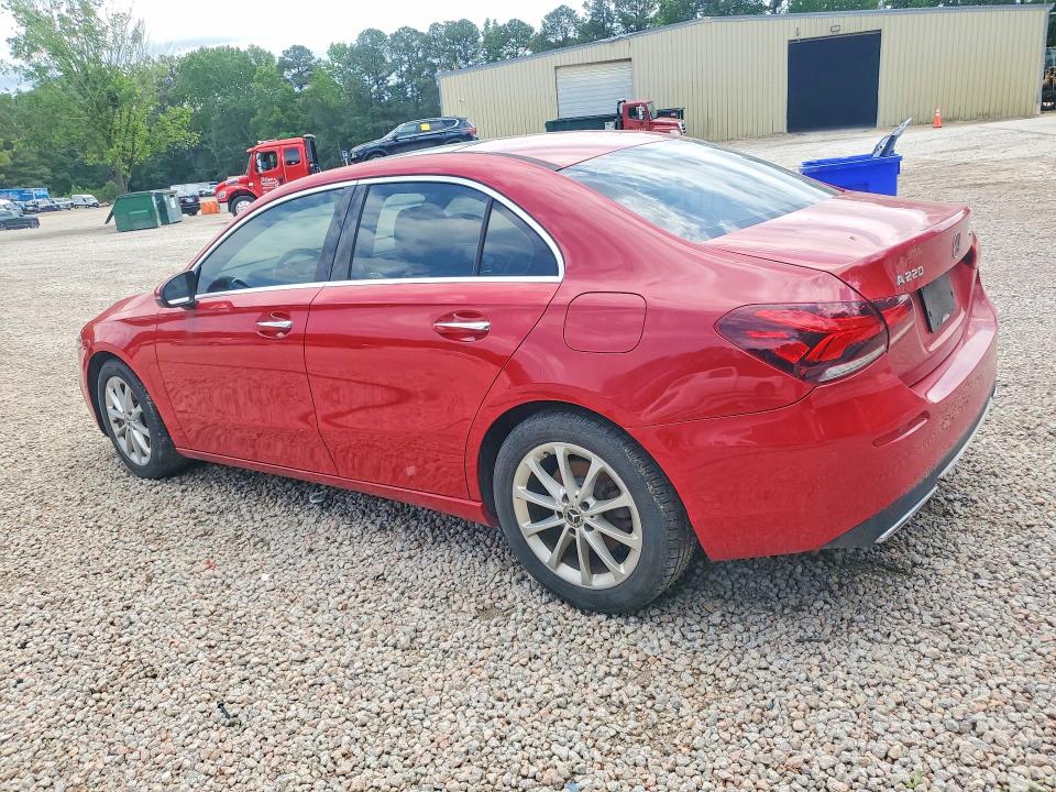 2020 Mercedes-benz A-klasse VIN WDD3G4FB4LW037925 COPART salvage auction — MECHANICAL, Nc - Dealer Only Clean Title, sold $7,500 on 2026-07-27 (photo 2)