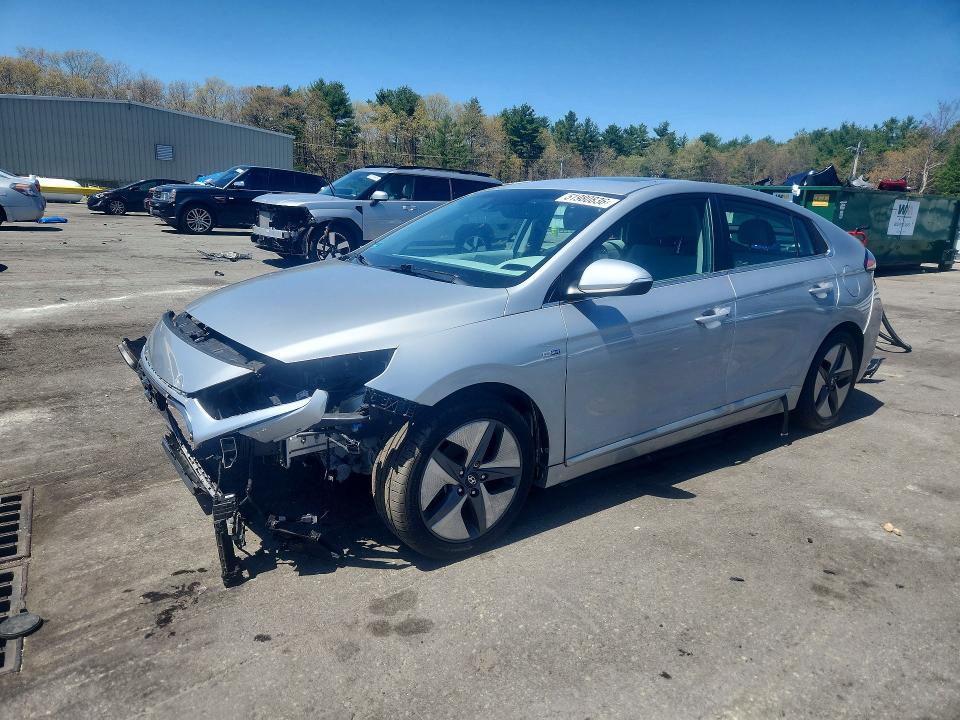 2020 Hyundai Ioniq VIN KMHC85LC9LU209724 COPART salvage auction — FRONT END, Id - Salvage Certificate Of Title, sold $125 on 2026-07-28 (photo 1)