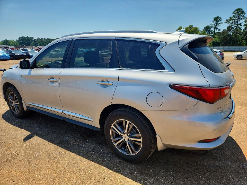 2017 Infiniti VIN 5N1DL0MM3HC501220 COPART salvage auction — FRONT END, Tx - Salvage Vehicle Title, sold $3,250 on 2026-07-06 (photo 2)