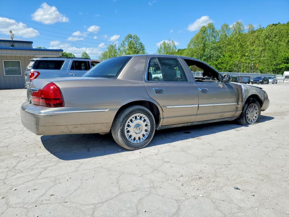 2003 Mercury Grand marquis VIN 2MEFM74WX3X701882 COPART salvage auction — BURN, Wv - Salvage Certificate, sold $450 on 2026-07-23 (photo 3)