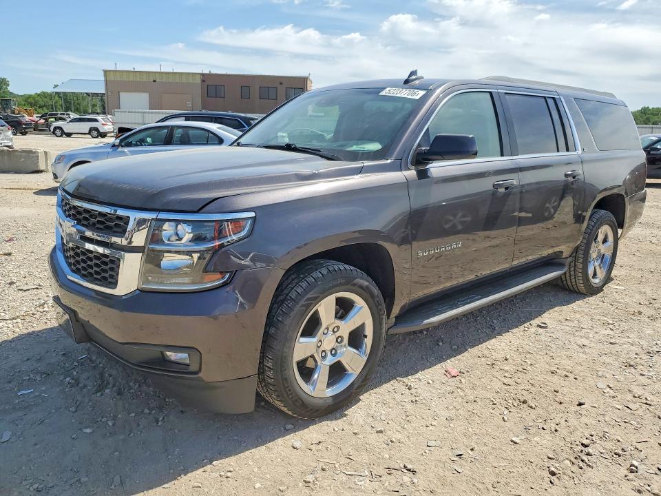 2016 Chevrolet Suburban VIN 1GNSKHKC3GR443250 COPART salvage auction — FRONT END, Ks - Cert Of Title-Salvage, sold $8,000 on 2026-07-09 (photo 1)