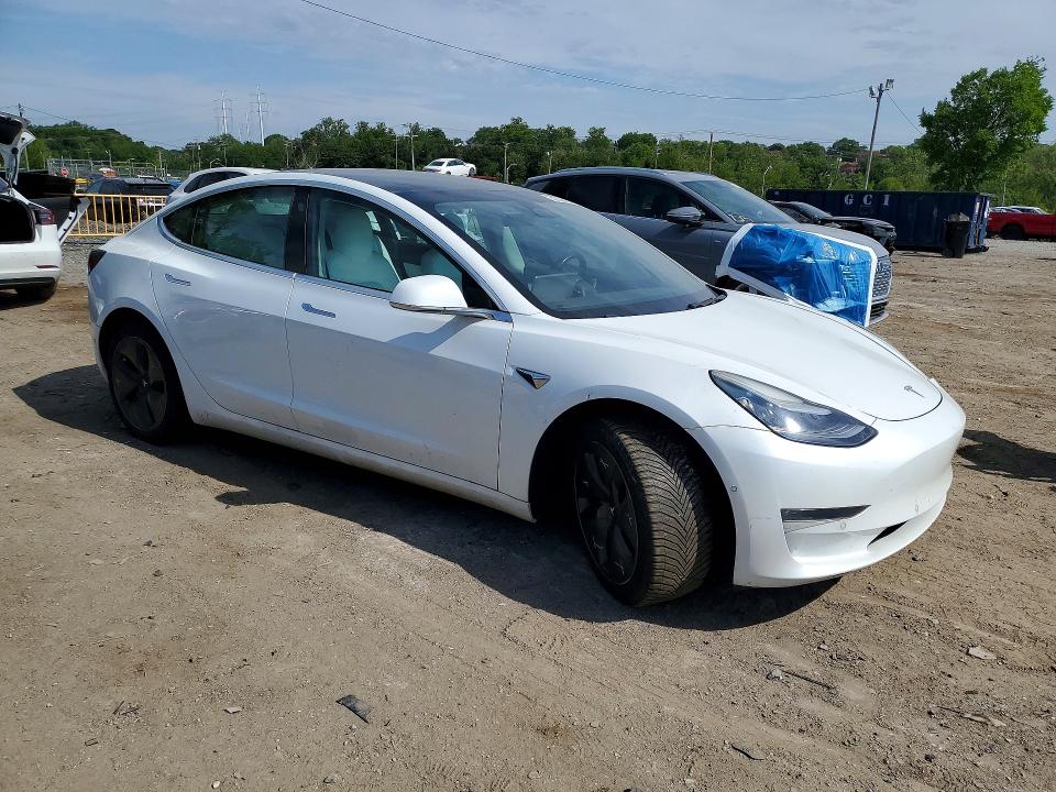 2019 Tesla Model 3 VIN 5YJ3E1EA1KF417816 COPART salvage auction — FRONT END, MD - CERT OF SALVAGE > 75% DAMAGE, sold $6,500 on 2026-07-02 (photo 4)