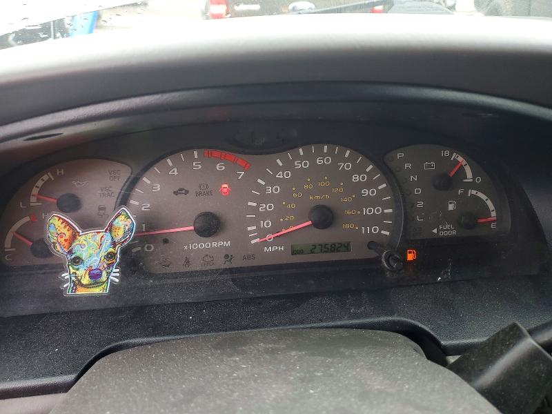 2001 Toyota Sequoia VIN 5TDBT48A11S048349 COPART salvage auction — FRONT END, Oh - Cert Of Title-Salvage, sold $675 on 2026-07-07 (photo 9)