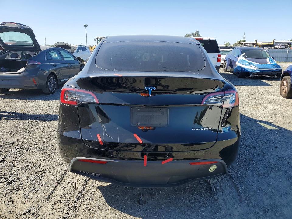 2020 Tesla Model y VIN 5YJYGDEE4LF044339 COPART salvage auction — FRONT END, Ca - Salvage Certificate, sold $6,200 on 2026-07-02 (photo 6)