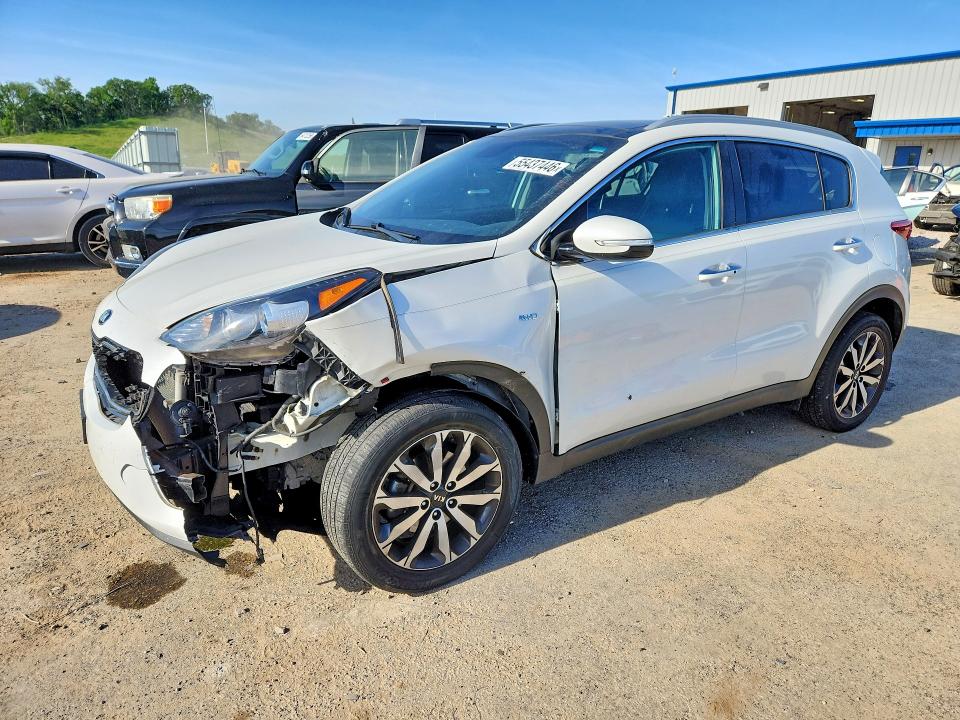 2017 Kia Sportage VIN KNDPNCAC0H7150140 COPART salvage auction — FRONT END, Wi - Junked Vehicle Bill Of Sale, sold $3,300 on 2026-07-14 (photo 1)