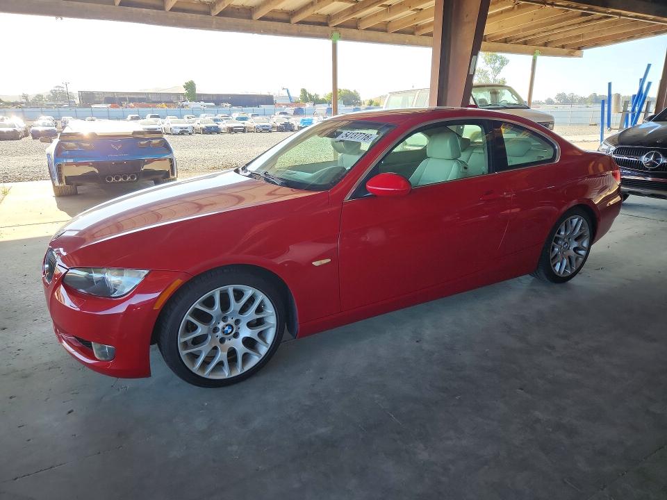 2007 BMW 3 series VIN WBAWV13597PK48206 COPART salvage auction — Burn Engine, CA - NON-REPAIRABLE VEHICLE CERT, sold $650 on 2026-07-20 (photo 1)