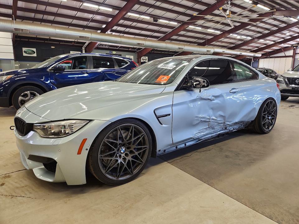 2017 BMW M4 VIN WBS3R9C58HK709122 COPART salvage auction — SIDE, Ct - Cert Of Title-Salvage, sold $16,200 on 2026-07-23 (photo 1)
